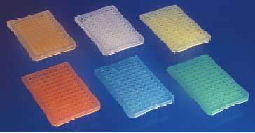 Certified Rigid Thin Wall 96x0.2ml Semi-Skirted Microplates