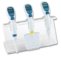 Stand with AC adapter for Continental Europe + UK (230V/50 Hz) for 3 ErgoOne E Single Channel Pipettes up to 1000 ?l